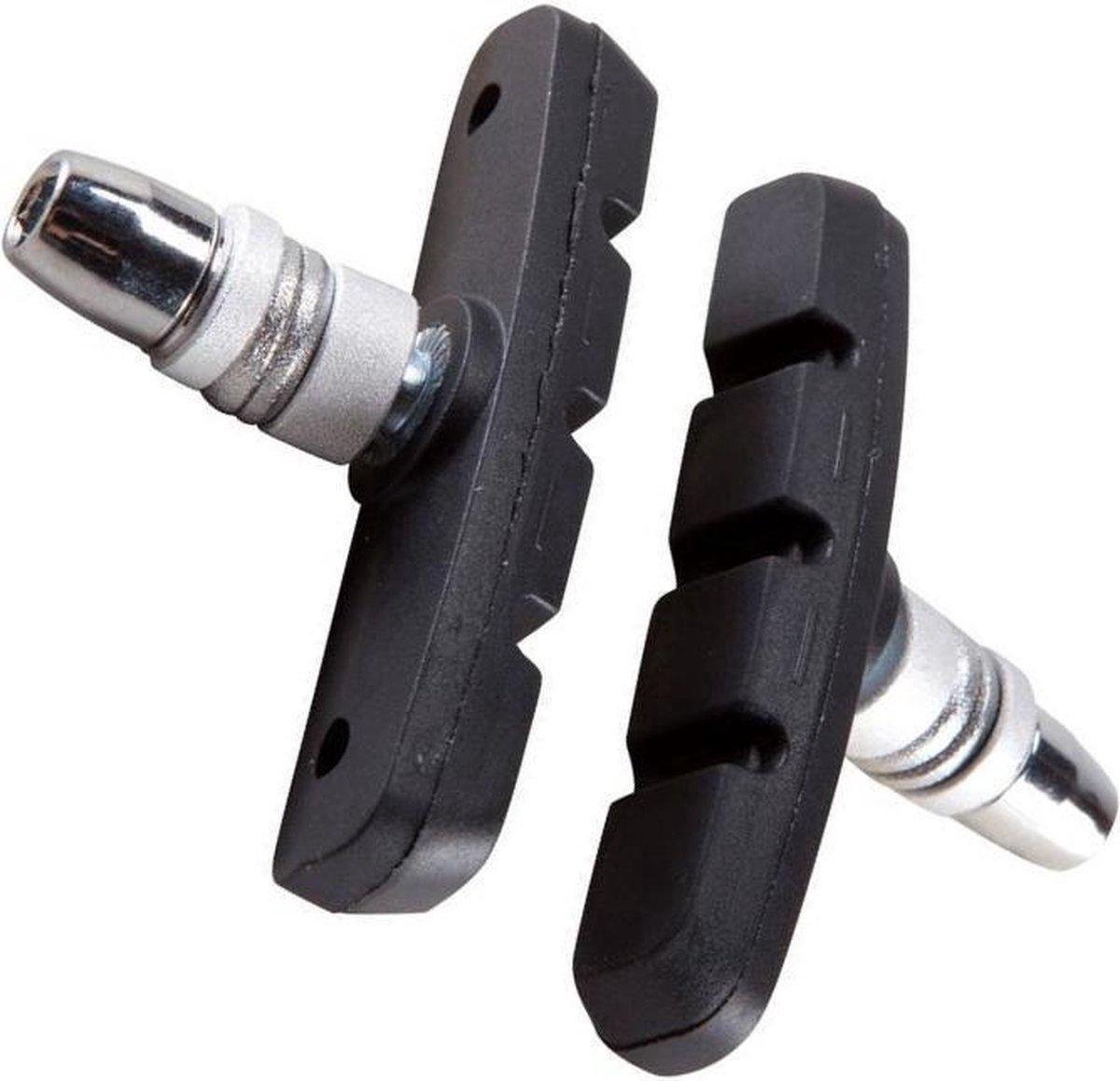 2 stuks universele Rubberen Fiets V Remblokken Set – 2 Stuks – 70mm | Rubber Remblokjes | Fietsen Remblok | Remblokkenset | Remblokset Geschikt voor Mountainbike, Stadsfiets, Vouwfiets en Tourfiets