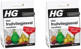 HG - HGX fruitvliegjesval navulbaar - 2 stuks
