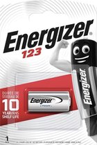 Energizer foto lithium cr123a batterij - 1 stuk