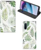 Smartphone Hoesje OnePlus Nord CE 5G Wallet Book Case Bladeren
