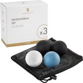 CAPITAL SPORTS Dacso Duo-massagebal - Lacrosse bal - 6 x 12 cm - zelfmassage - fascia training - 100% hardrubber