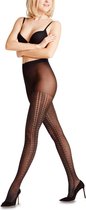 FALKE Panty  Snow Ribbon dames 41201 - Zwart 3009 black Dames - S-M