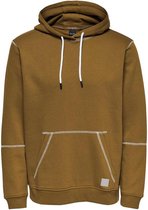 Only & Sons Trui Onsfletcher Life  Stitch Hoodie 22020122 Monks Robe Mannen Maat - XS