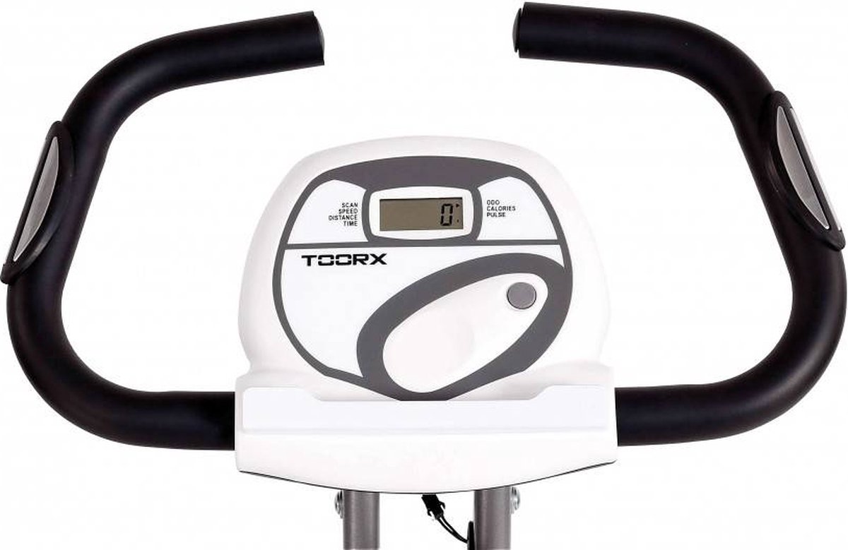 Afbeelding 3 van Toorx Fitness BRX-COMPACT inklapbare hometrainer - Fitness fiets - 8 weerstandsniveaus - Transportwielen - Max 100 kg.