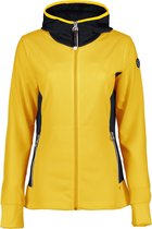 Luhta Dames Inkenranta Vest Okergeel/Donkerblauw
