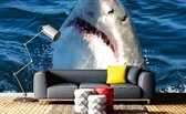 Dimex Shark Vlies Fotobehang 375x250cm 5-banen