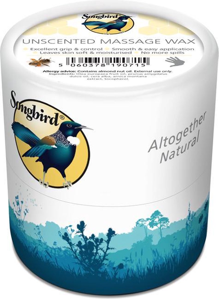 Goedkoopste Songbird Unscented Massage Wax 100 gr