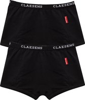 Claesen's® - Boxershorts 2-pack Zwart - Black - 5% Lycra - 95% Katoen