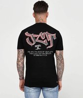 JORCUSTOM Graffiti Slim Fit T-Shirt - Zwart - Volwassenen - Maat M