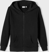 NAME IT NKMNESWEAT CARD W HOOD UNB NOOS Jongens Trui  - Maat 104