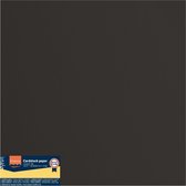 Florence Karton - Zwart - 305x305mm - Ruwe textuur - 216g