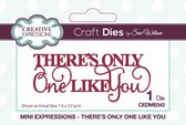 Creative Expressions Stans - 'There's Only One Like You' - 7,8cm x 3,2cm