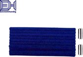 veters - (marine blauw) - niet strikken - elastische veters - no tie - schoenveters - sportveters - rond - schoenveters - kinderveters