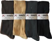 Sukats® Huissokken - Homesocks - Antraciet - One-Size - Maat 37-44 - Winter - Warm - Dames en Heren Huissokken - Variant 6