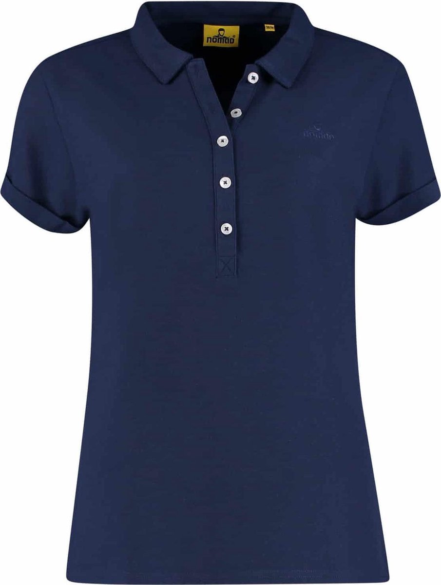 NOMAD® Polo navy blue Dames