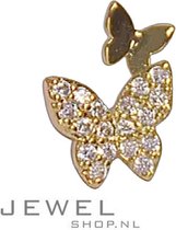Butterfly Stud Oorbellen | Gouden Dames Oorbel | Oorbel Goud | Oorbel Vlinder | Oorbellen Vlinders | Cadeau Dames | Sieraden Dames | Cadeau Vriendin | Vlindertjes Oorbel | Valentij