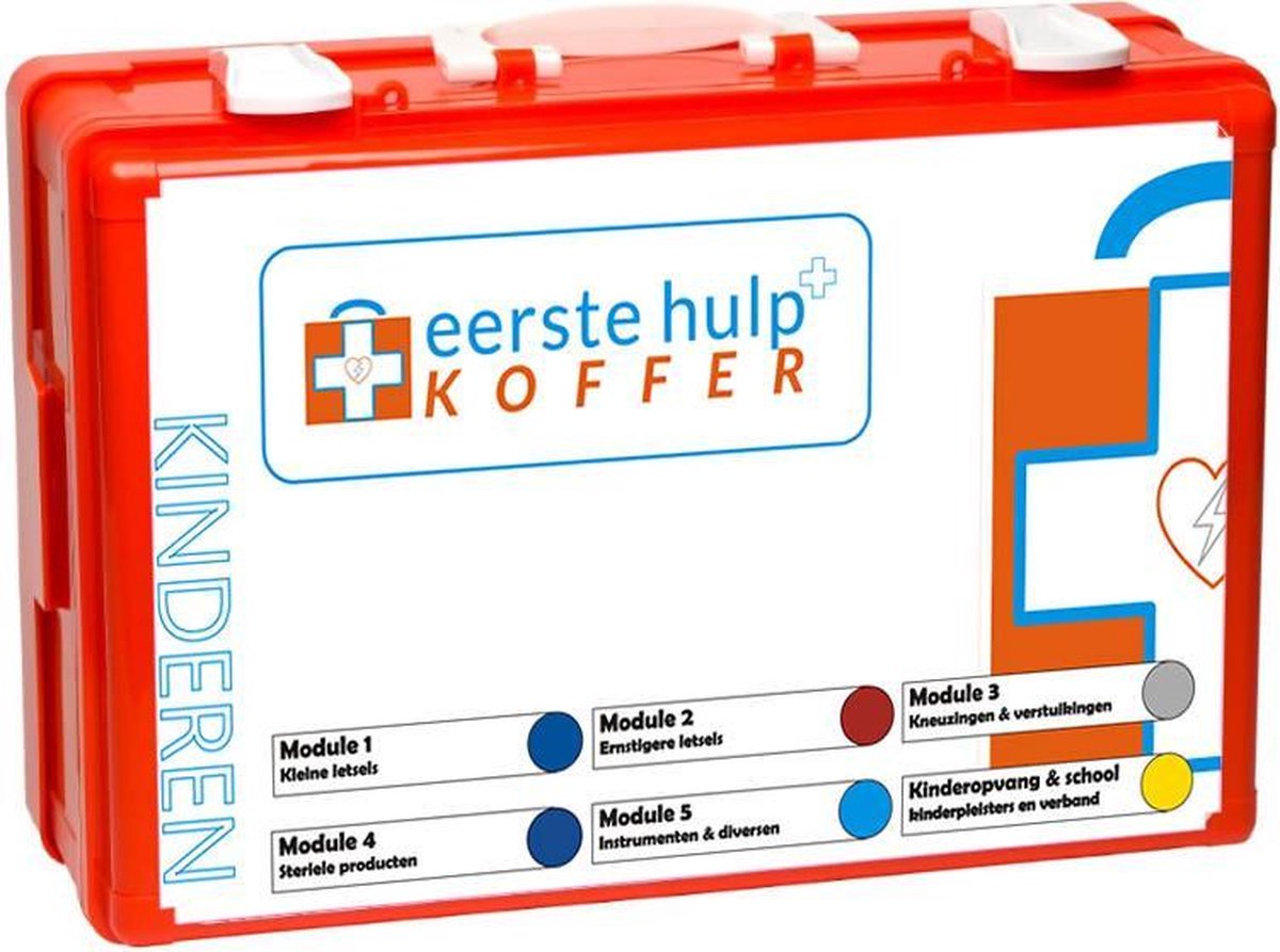 Goedkoopste Eerste Hulp Koffer | Kinderopvang EHBO-BHV Verbandkoffer Modulair