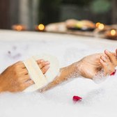 Luxe Katoen en sisal douche spons - Scrub - Massage - Plantaardig - 100% duurzaam - Badspons - Eco