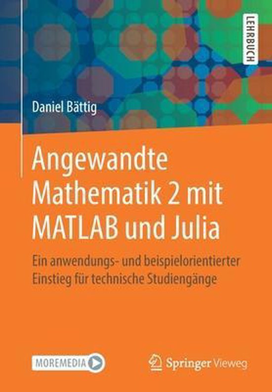 Angewandte Mathematik 2 mit MATLAB und Julia - cover