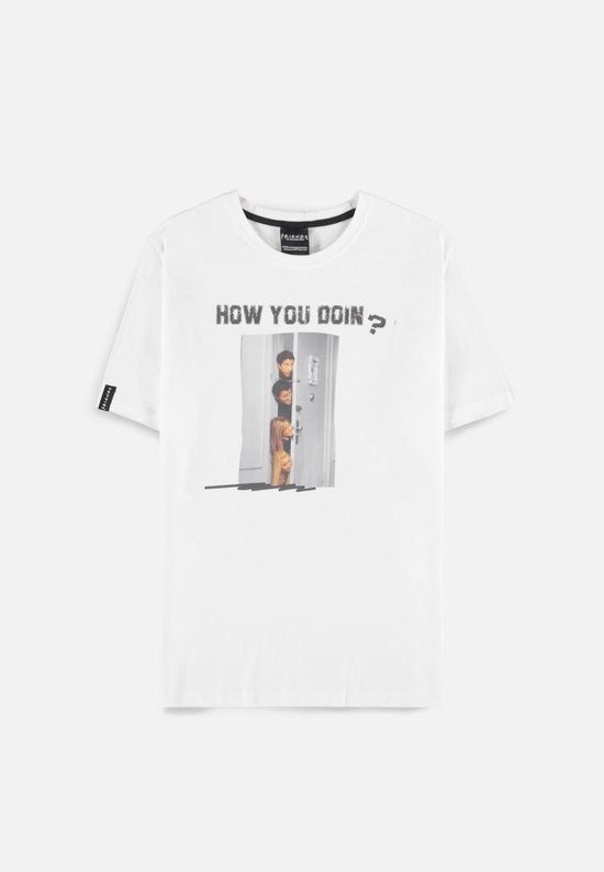 Friends - How You Doin Heren T-shirt - XL - Wit