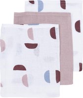 Meyco hydrofiele Washandjes 3-pack Shapes - Lilac