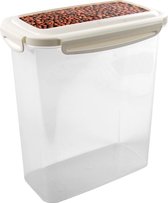Hega Voorraadpot Alava 2 Liter 19 X 11 X 21 Cm Transparant/bruin