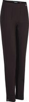 Robell Marie Dames Comfort Stretch Broek - Donker Bruin - Maat 44