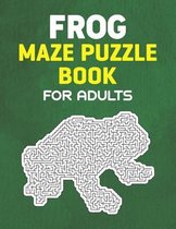 Frog Maze Puzzle Book for Adults