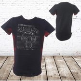 T-shirt jongens classic zw/r
