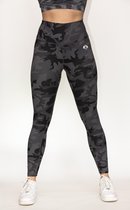 Barzillas Legging  - Sportlegging - Midnight Camo - Gym - Yoga - Casual - High waist - 100% squatproof - Fashion - Seamless - 4-way stretch - Maat L