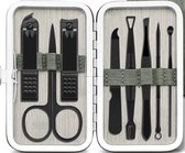 Manicure set - nagelknipper - professioneel - reizen - grijs