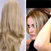 3/4 Wig Pruik Clip In Extensions Human  Hair Impression extensions 200gram 60cm sandy blond