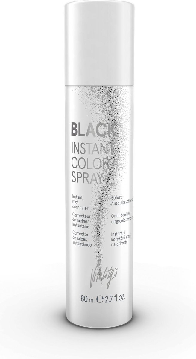 Vitality's Instant Color Spray Zwart 80 ml