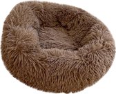 Floofs Hondenmand - Superzacht en Luxe - Wasbaar - Fluffy - Hondenkussen - 90cm - Donker Bruin