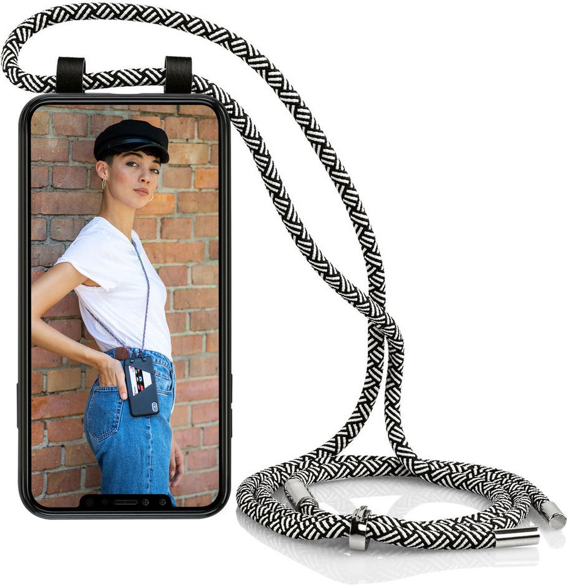 Artwizz - Hoesje met koord iPhone 11 Pro Max - Zwart