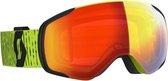 Scott Vapor Black Snow Goggle - Skibril Voor Volwassenen Geel/Rood - One Size