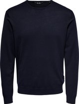 ONLY & SONS ONSWYLER LIFE REG 14 LS CREW KNIT NOOS Heren Trui - Maat L