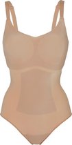 Maidenform Power Players Bodysuit Firm Control Vrouwen Body  - Beige - Maat XL