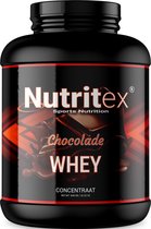 Nutritex© Premium Whey Proteine Shake - 100% Hulpstofvrij - Extra BCAA's - 908 Gram - Chocolade