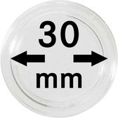 Lindner Hartberger muntcapsules Ø 30 mm (10x) voor penningen tokens capsules muntcapsule