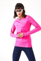 cúpla Women's Activewear Thermal Long Sleeve T-Shirt Sportswear for Outdoors Training Running with Brushed Inside Fabric and Finger Holes