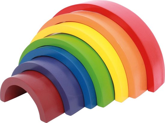Pennenvriend worstelen Perseus Houten regenboog speelgoed - Large - 7 kleuren - Speelgoed vanaf 1 jaar |  bol.com