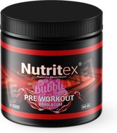 Nutritex© Premium Pre-Workout - 100% Hulpstofvrij - Laag in Calorieën - 300 Gram - Caffeine - Bubblegum