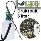 ✔️ Garden Collection 5 liter Druksproeier Incl. draagriem | Drukspuit - Plantenspuit - Plantensproeier - Onkruidverdelger - Onkruidspuit - Onkruidbestrijder - Onkruid - Spuitfles - Verstuiver