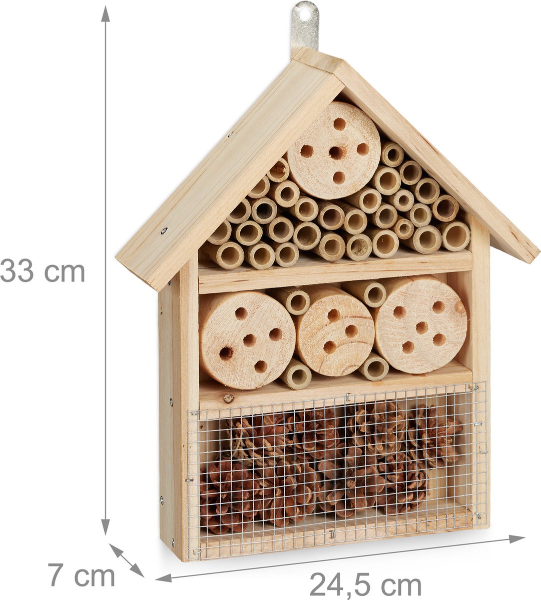 Insectenhotel bouwpakket - Insectenhotels - Bijenhotel - Insectenhotel - Insectenhotel - Must have voor in uw tuin! — cadeau in Spellen & Speelgoed - foto 8