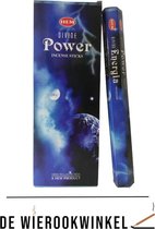 De Wierookwinkel – Doos - Wierook - Divine Power - Divine Power Wierook - Wierookstokjes Divine Power - (HEM) - Wierooksticks - Incense sticks - 6 Kokers - 120 Stokjes