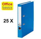 Office Basics Ordner - karton - blauw - rug 50mm - set 25 stuks