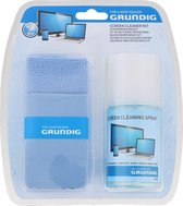 3x Werkplek Office Schoonmaak Kit bestaande uit Grundig schermreiniger + anti stof spray +  40x schoonmaakdoekjes