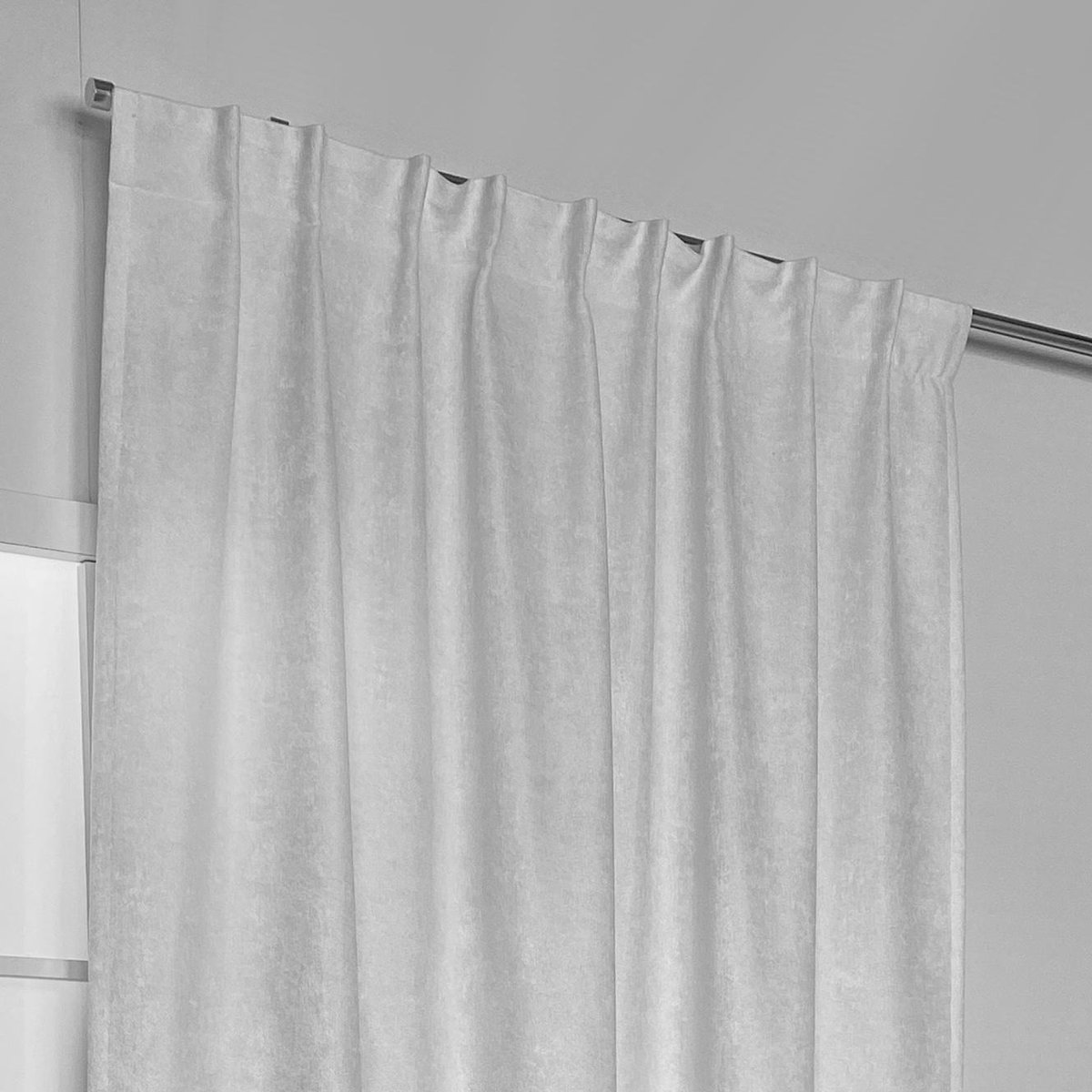Home of Curtains - Victoria - Gordijn - Plooiband - Kant en Klaar - 150x260 cm - Wit