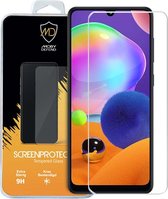 Samsung Galaxy A31 screenprotector - MobyDefend Case-Friendly Gehard Glas Screensaver - Screen Protector - Glasplaatje Geschikt Voor: Samsung Galaxy A31